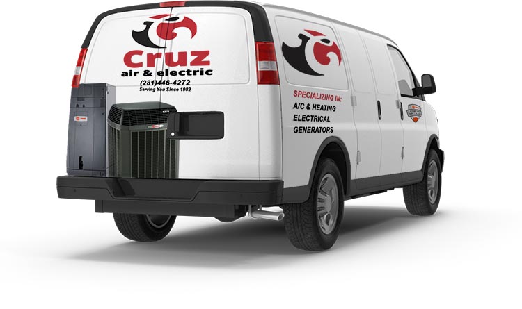 Cruz Air & Electric Service Van